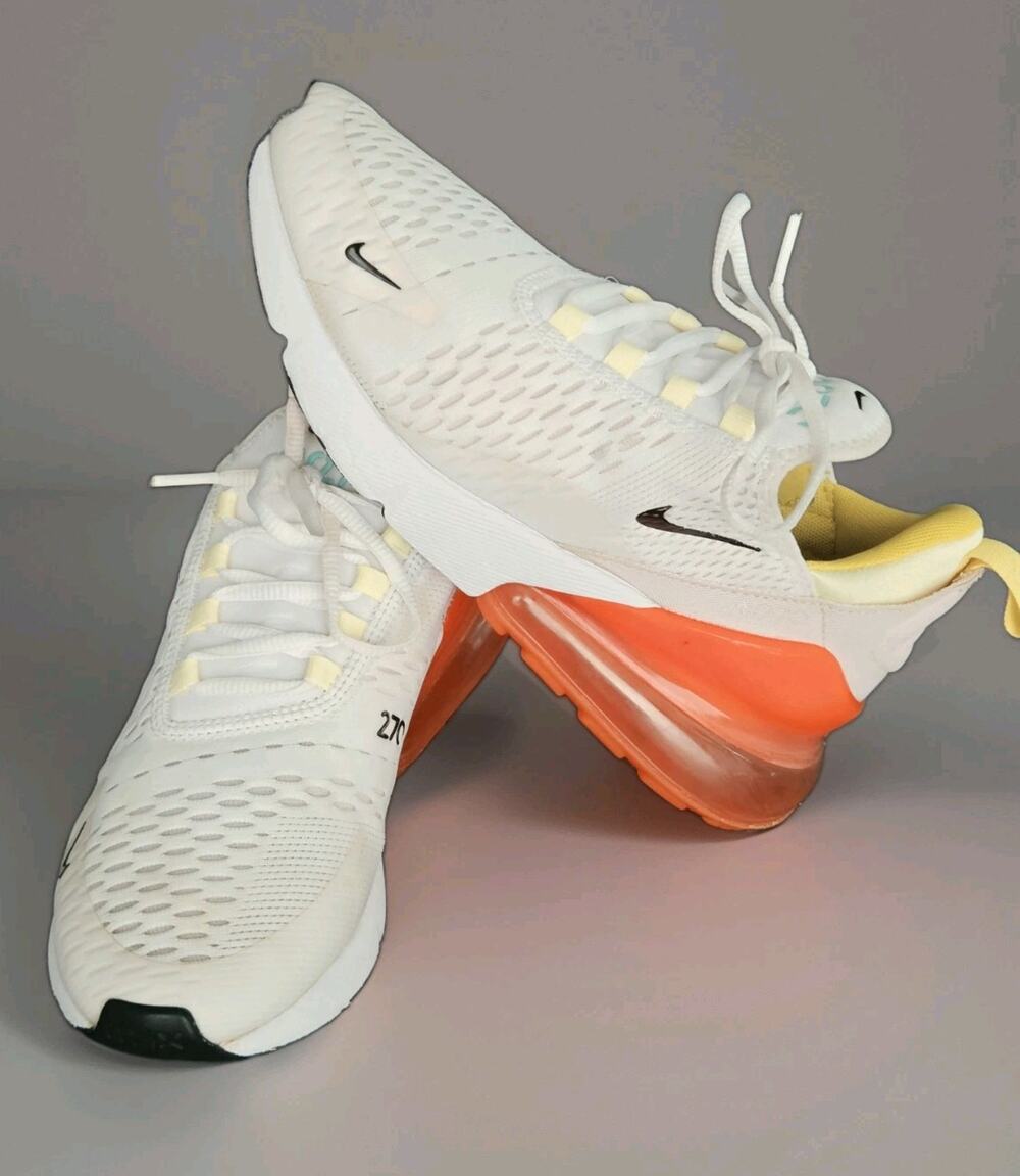 Nike Wmen's Air Max 270 Running Shoes US 8 White Sneaker FZ3624-100 Gym